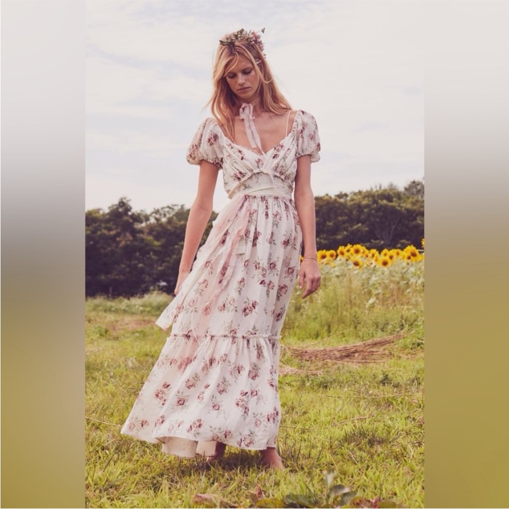 LOVESHACKFANCY CLASSIC ANGIE DRESS